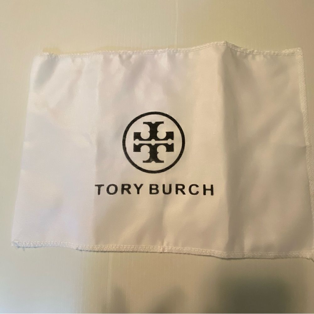 Tory Burch white dust bag for purse clutch 13.5x9.5”